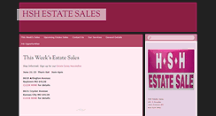 Desktop Screenshot of hshestatesales.com